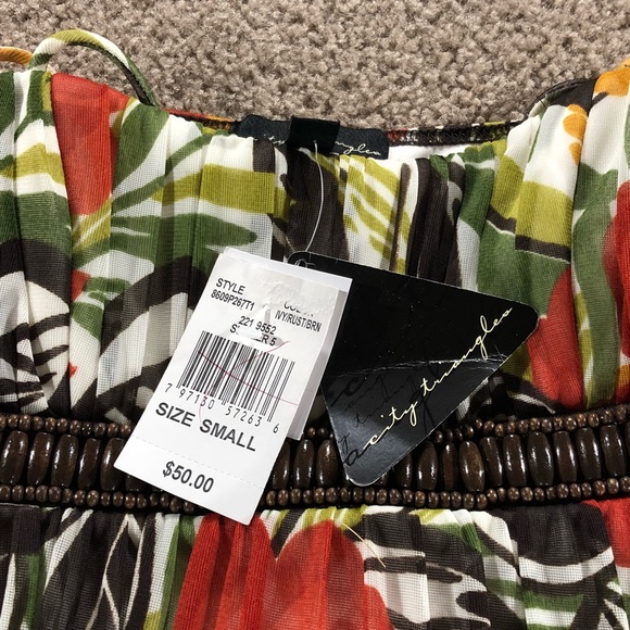 City Triangles Floral Print Mini Dress Juniors Sm. - Picture 6 of 6